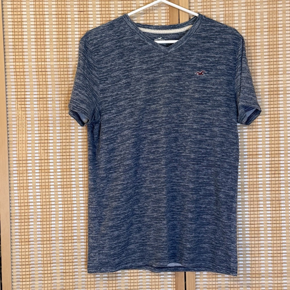 Hollister Shirt Mens M T Shirt Gray Heather Short Sleeves Activewear Preppy